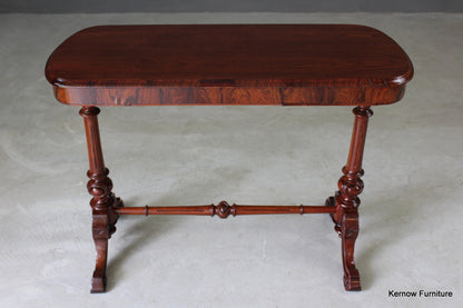 Reproduction Rosewood & Walnut Occasional Table - Kernow Furniture