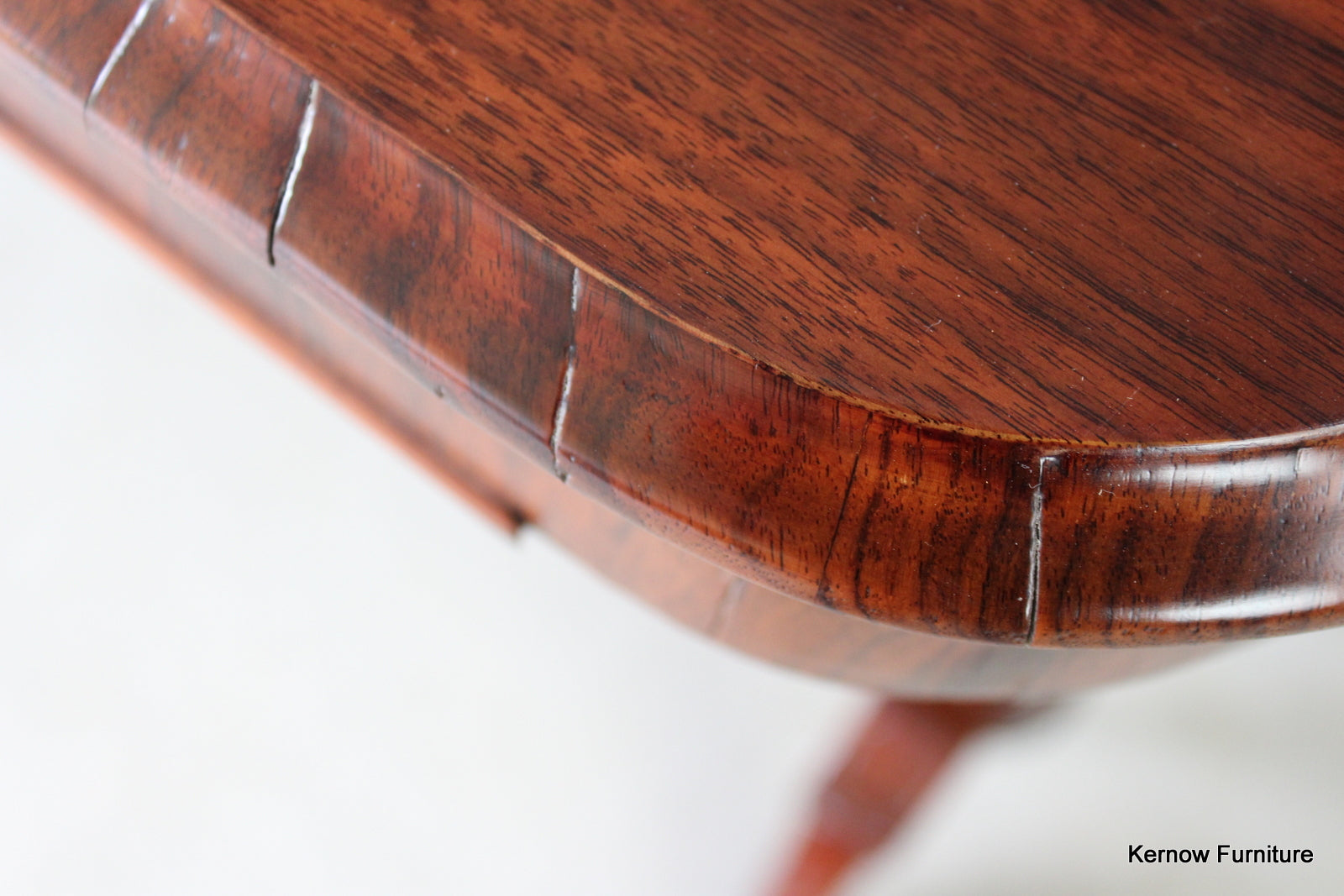 Reproduction Rosewood & Walnut Occasional Table - Kernow Furniture