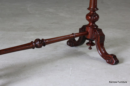 Reproduction Rosewood & Walnut Occasional Table - Kernow Furniture