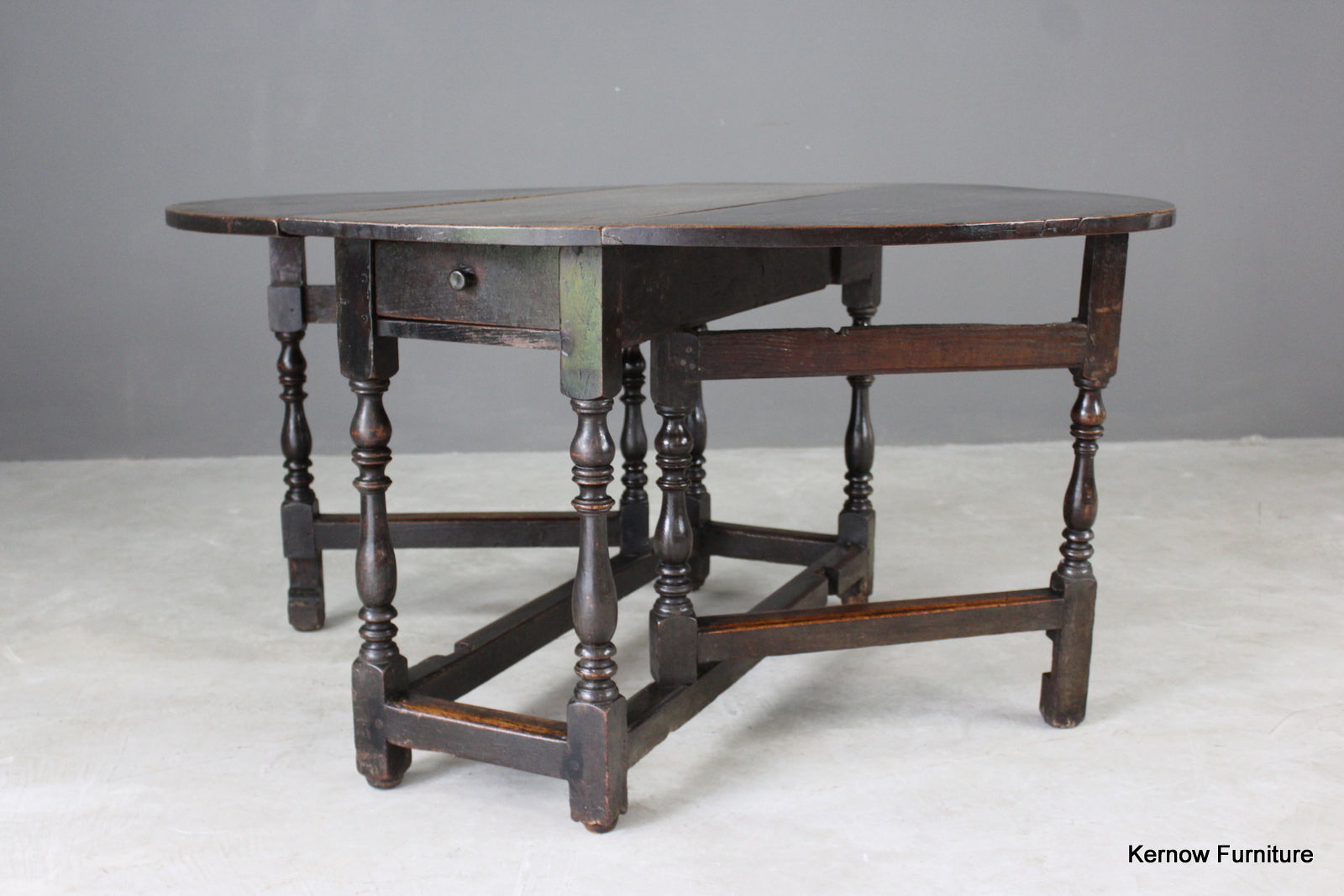 18th Century Oak Gate Leg Dining Table - Kernow Furniture