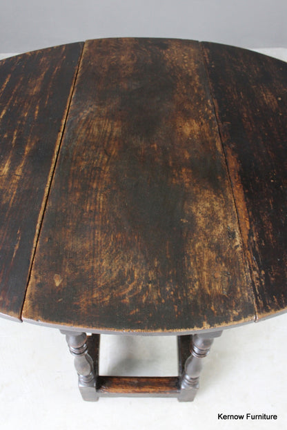 18th Century Oak Gate Leg Dining Table - Kernow Furniture