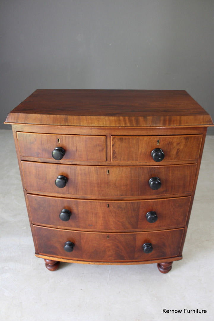 Antique Mahogany Chest of Drawers - Kernow Furniture