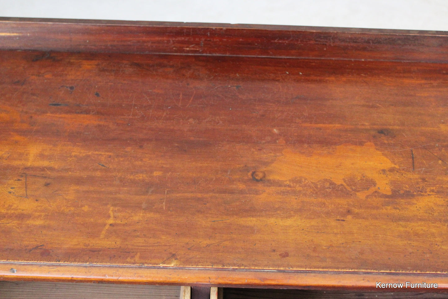 Antique Victorian Mahogany Writing Table - Kernow Furniture