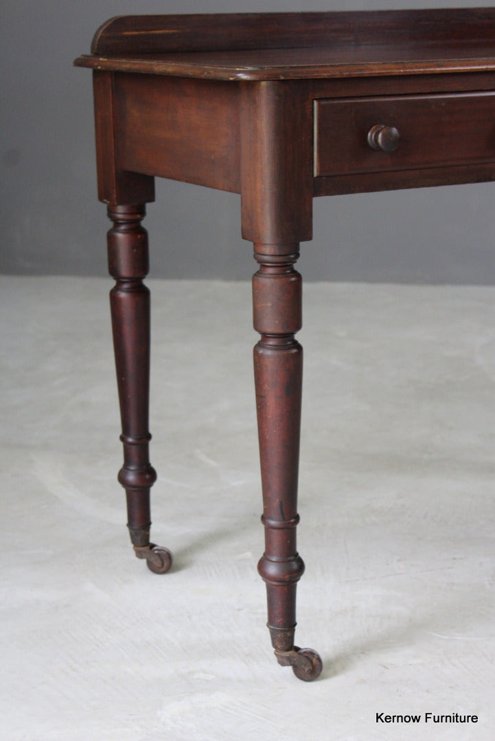 Antique Victorian Mahogany Writing Table - Kernow Furniture