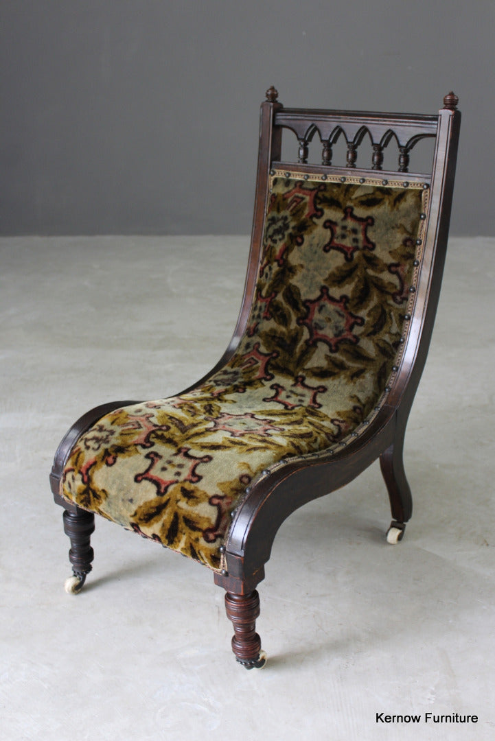 Victorian Nursing Chair - Kernow Furniture