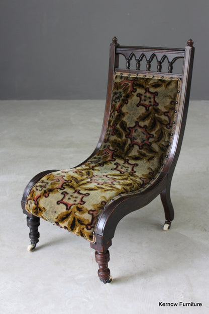 Victorian Nursing Chair - Kernow Furniture