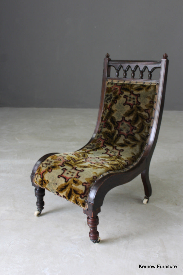 Victorian Nursing Chair - Kernow Furniture