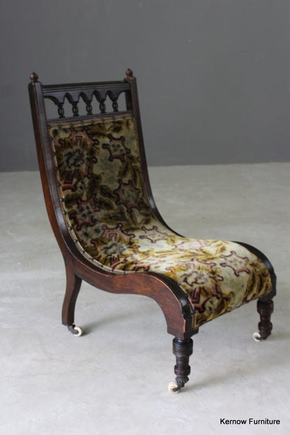 Victorian Nursing Chair - Kernow Furniture