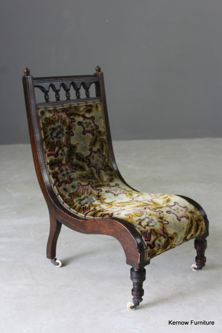 Victorian Nursing Chair - Kernow Furniture