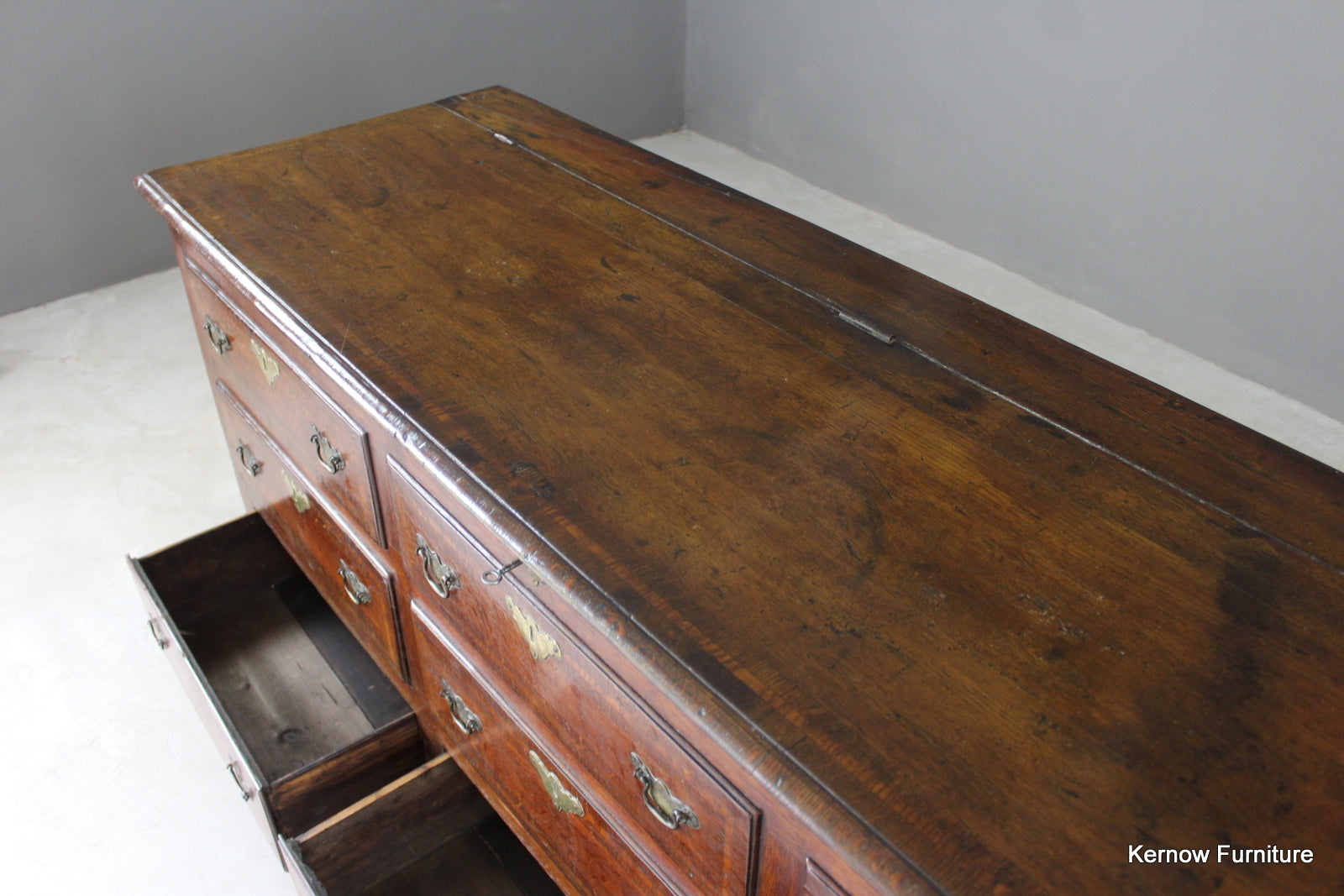 Georgian Oak Mule Chest - Kernow Furniture