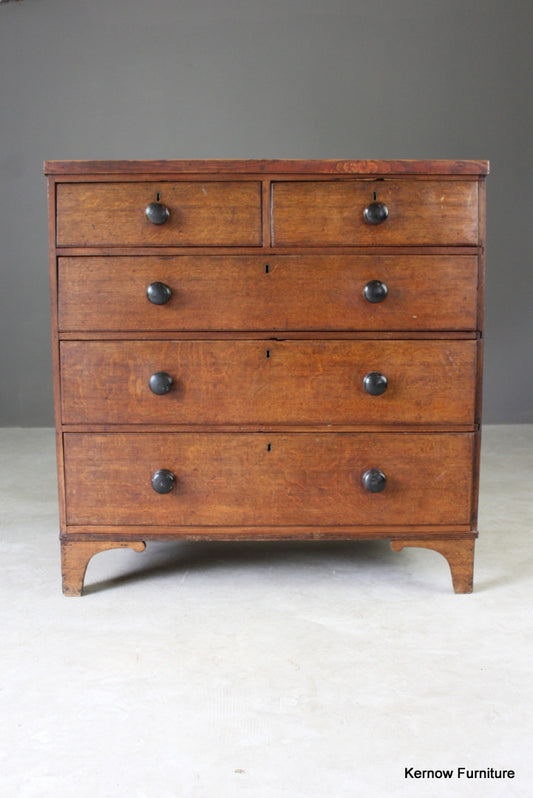 Antique Oak Chest of Drawers - Kernow Furniture