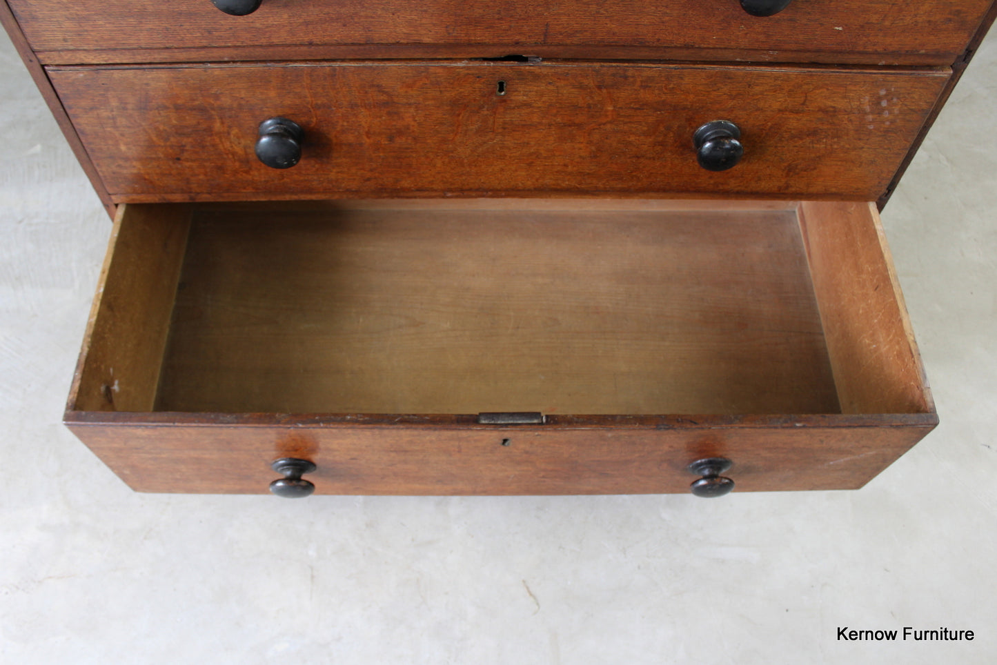 Antique Oak Chest of Drawers - Kernow Furniture