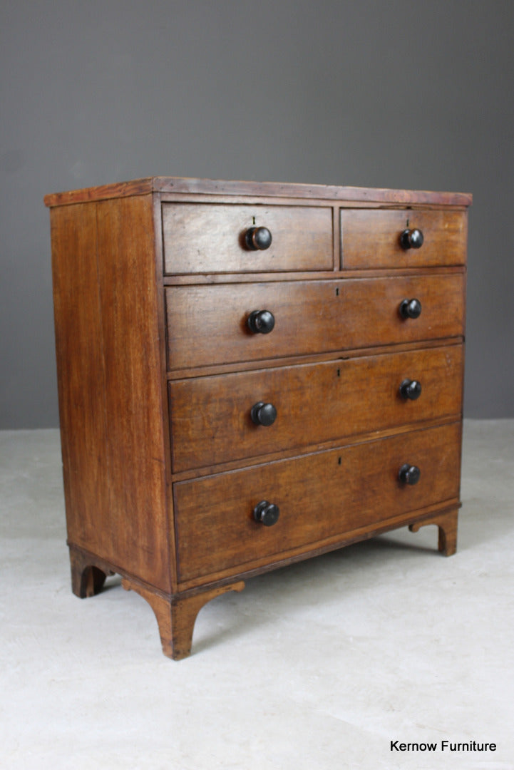 Antique Oak Chest of Drawers - Kernow Furniture