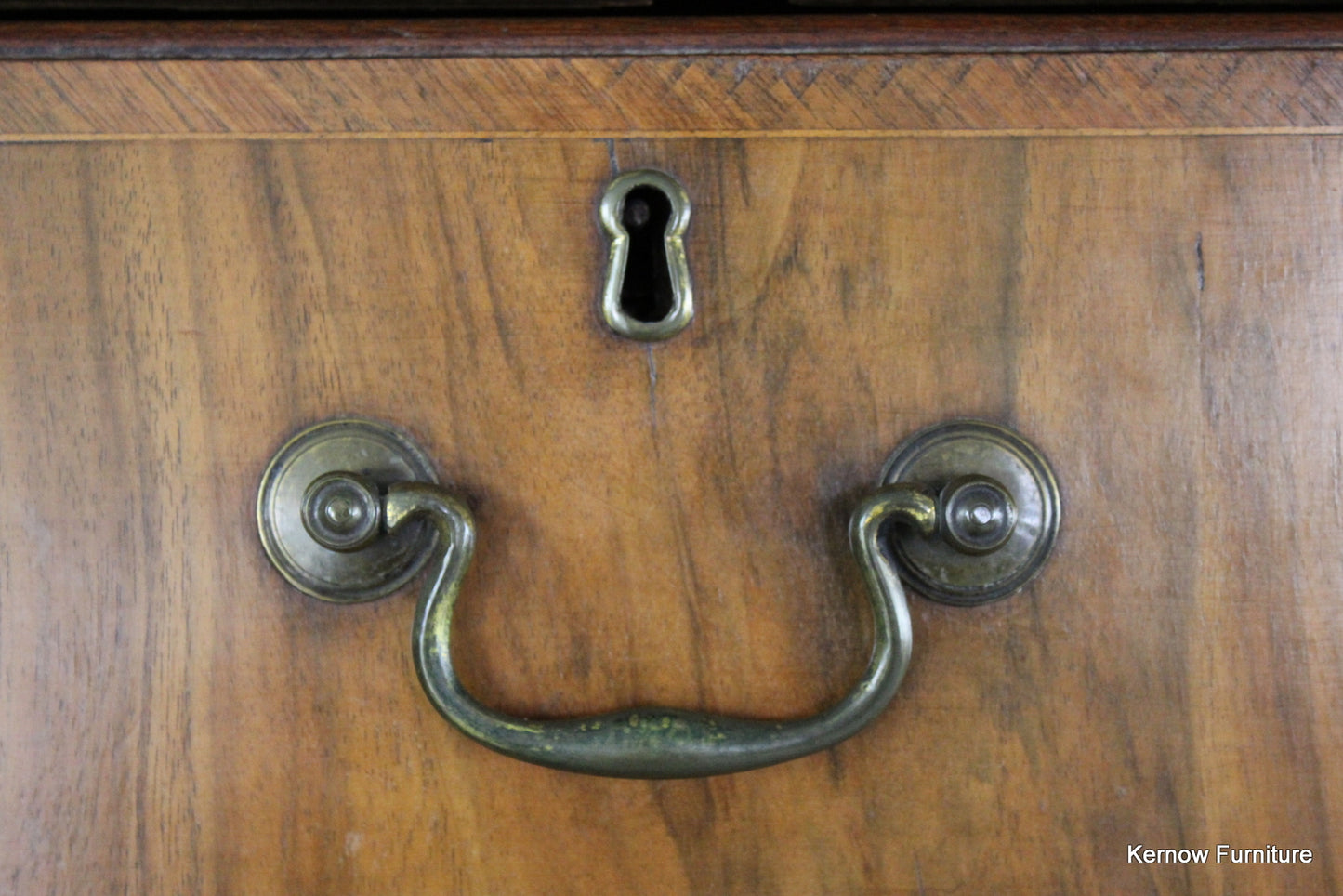 Antique Walnut Chest on Chest - Kernow Furniture