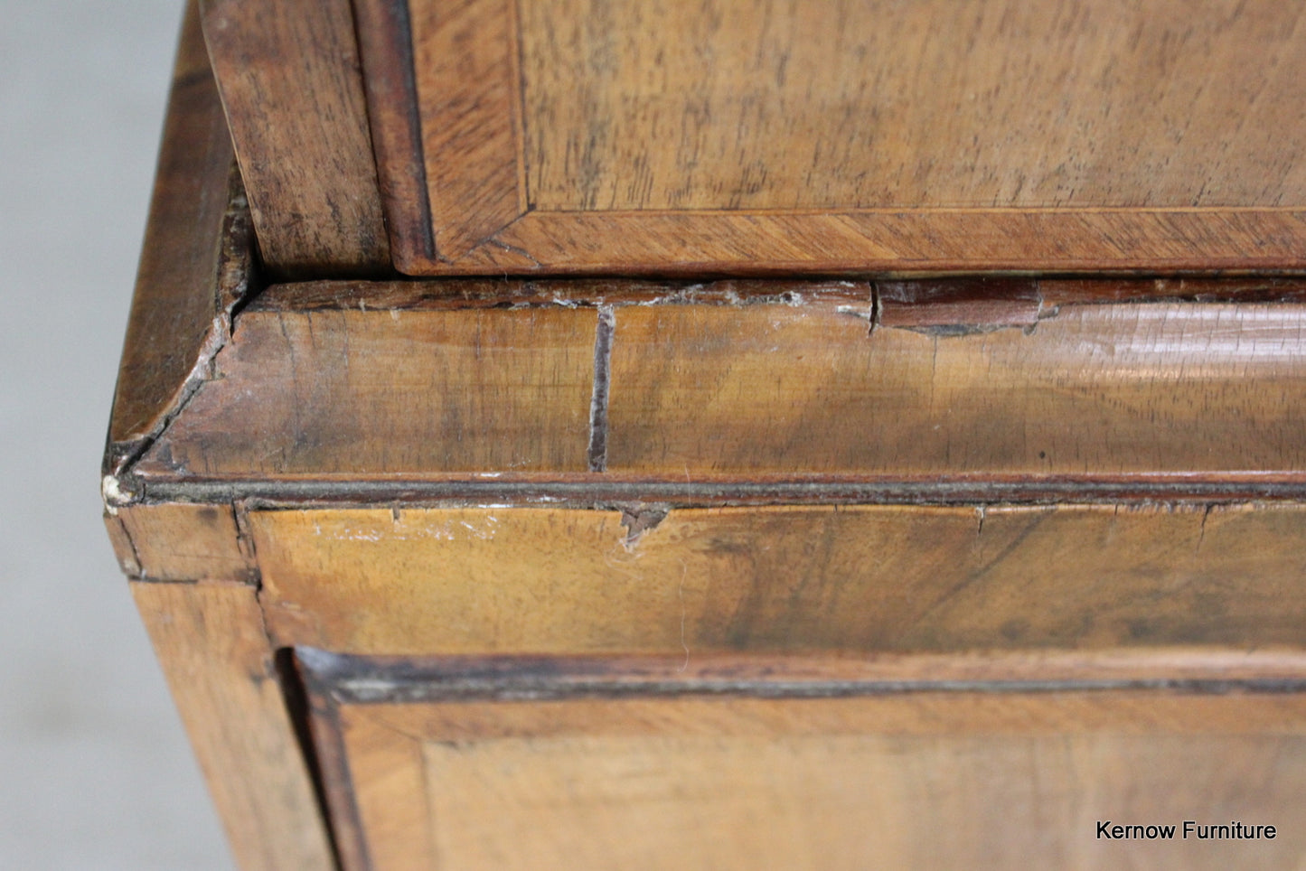 Antique Walnut Chest on Chest - Kernow Furniture