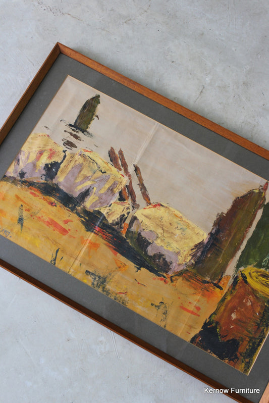 Devoran Wharf Framed Painting - Kernow Furniture