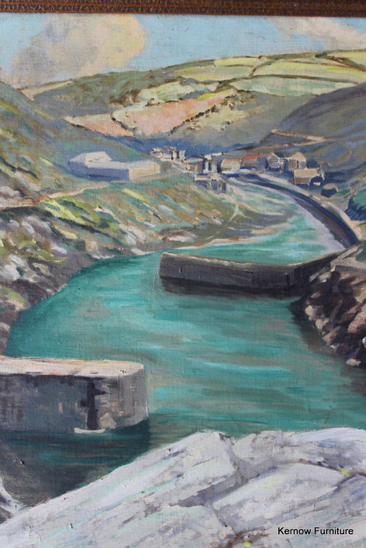 Boscastle Oil On Canvas - Kernow Furniture