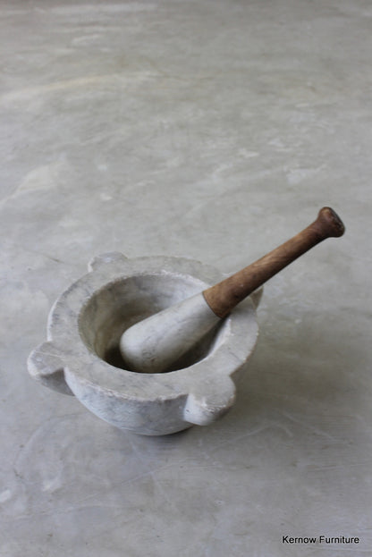 Marble Pestle & Mortar - Kernow Furniture