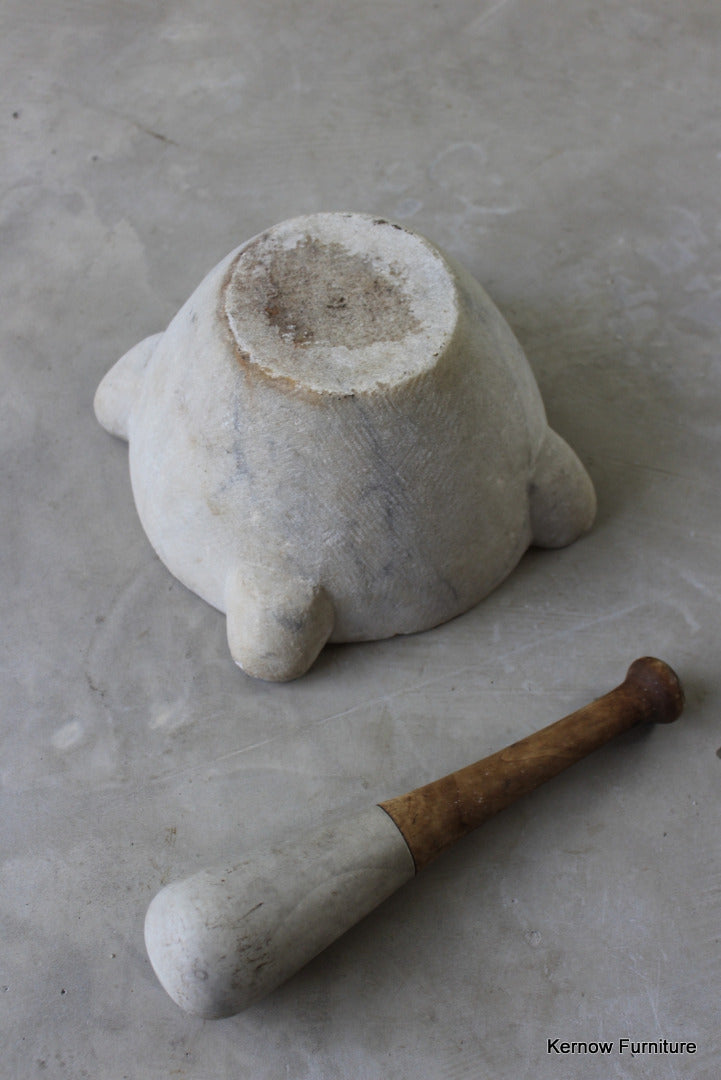 Marble Pestle & Mortar - Kernow Furniture