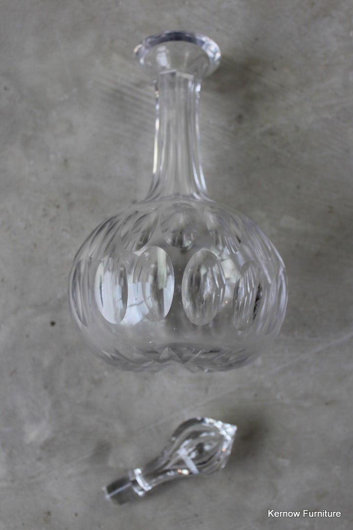 Cut Glass Decanter - Kernow Furniture