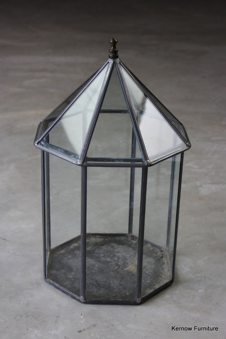 Vintage Lead Glazed Terrarium - Kernow Furniture