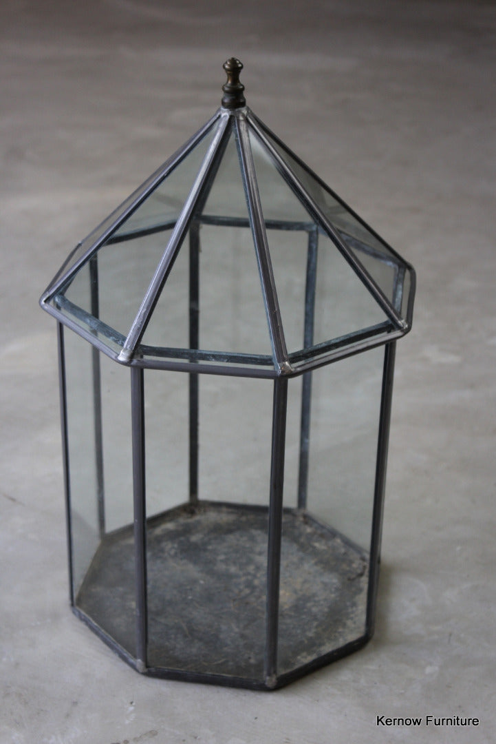 Vintage Lead Glazed Terrarium - Kernow Furniture