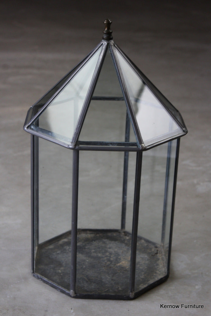 Vintage Lead Glazed Terrarium - Kernow Furniture