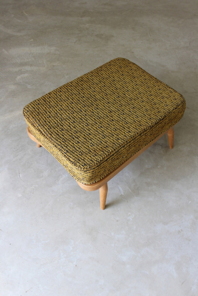 Vintage Blonde Ercol Stool - Kernow Furniture