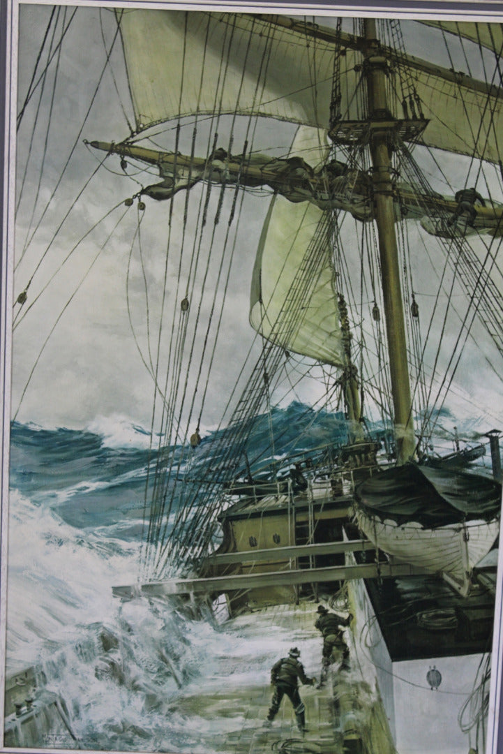 Rising Wind - Montague Dawson - Kernow Furniture