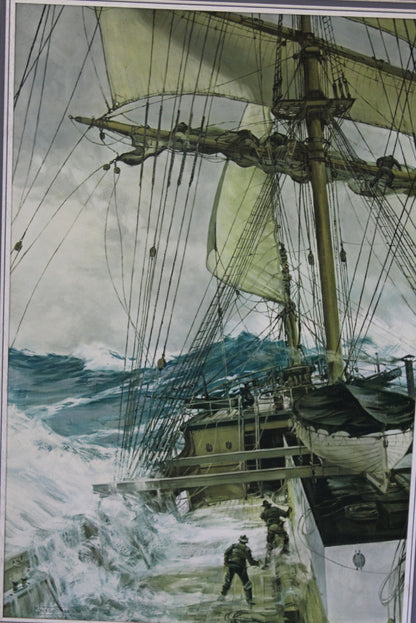 Rising Wind - Montague Dawson - Kernow Furniture