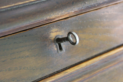 Maple & Co Oak Bureau - Kernow Furniture