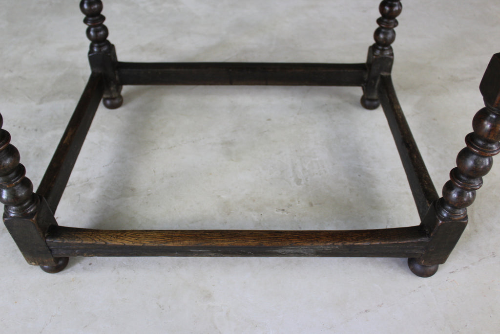 Rustic Oak Side Table - Kernow Furniture