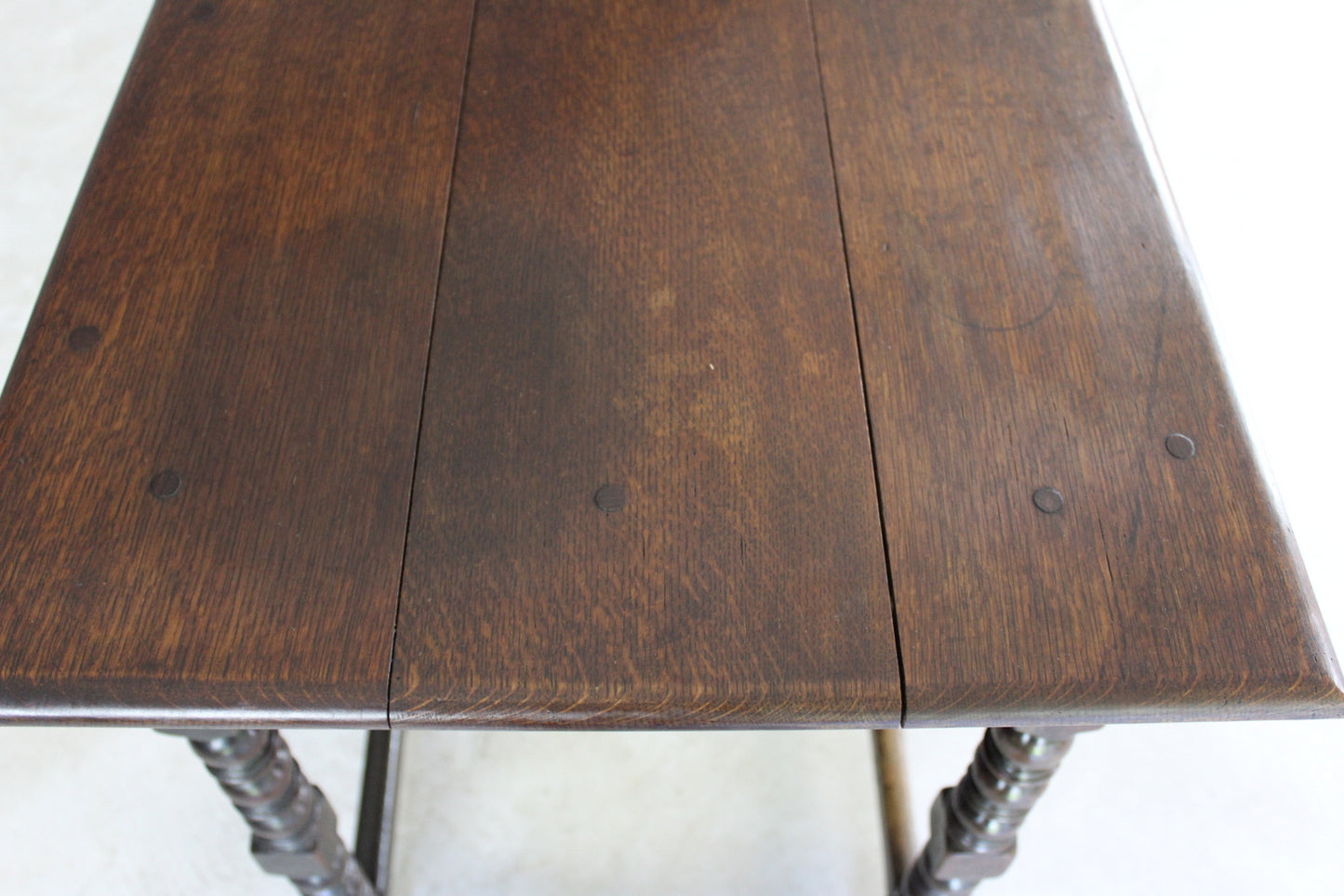 Rustic Oak Side Table - Kernow Furniture