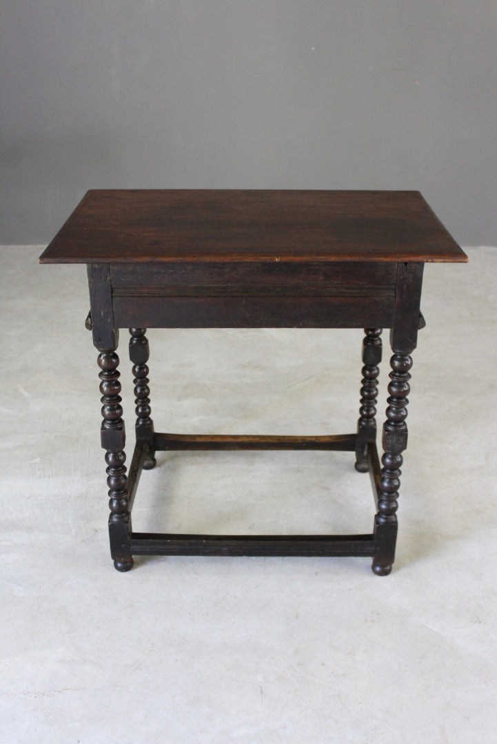 Rustic Oak Side Table - Kernow Furniture