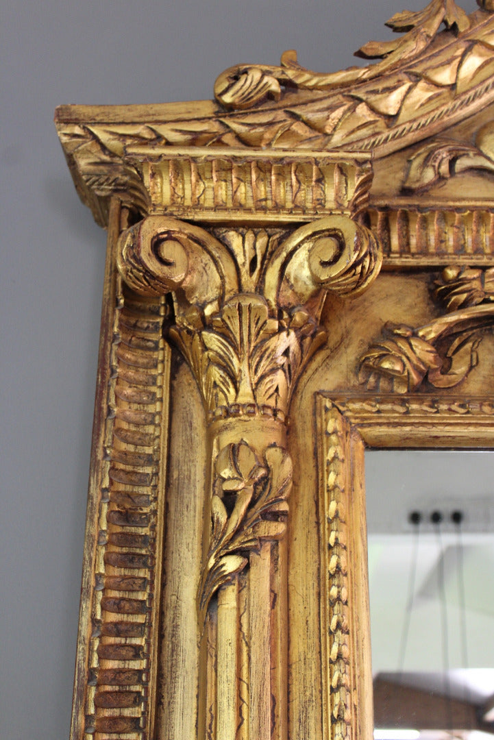 Huge Ornate Gilt Painted Mirror - Kernow Furniture