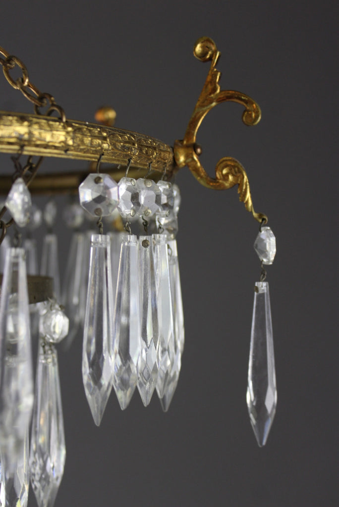 French Four Tier Waterfall Chandelier - Kernow Furniture
