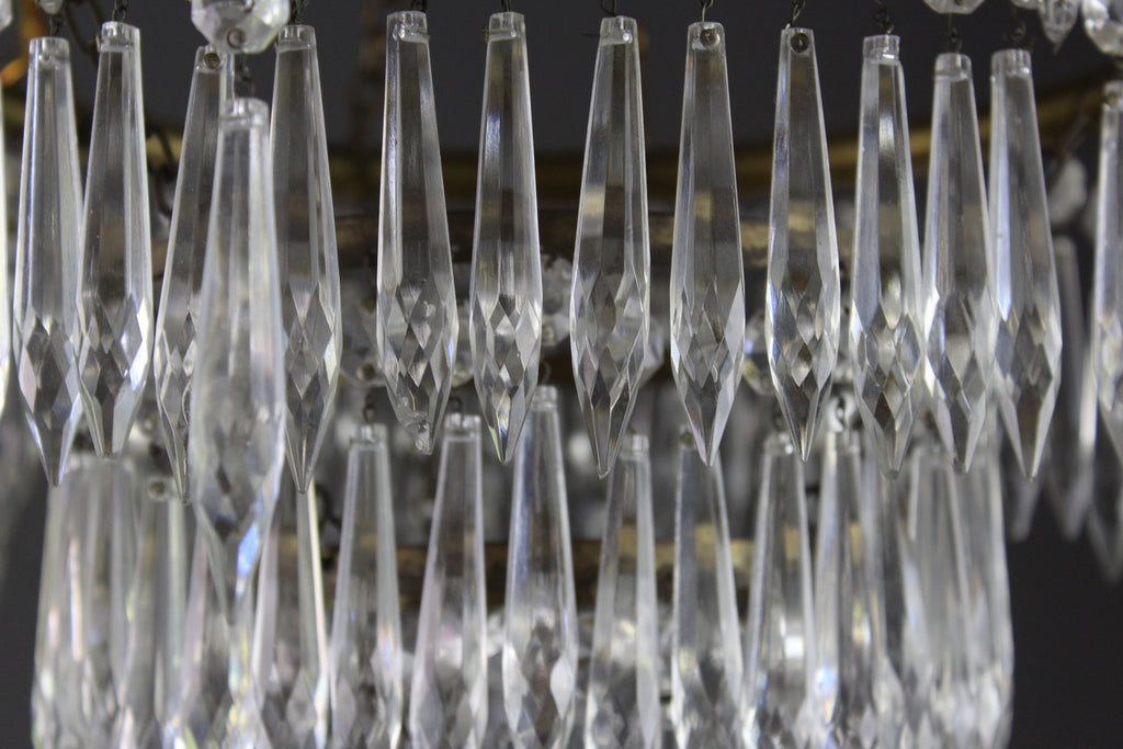 French Four Tier Waterfall Chandelier - Kernow Furniture