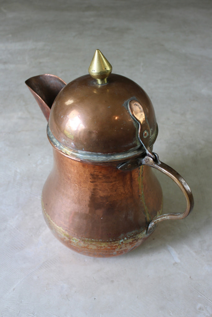 Large Turkish Copper Jug - Kernow Furniture