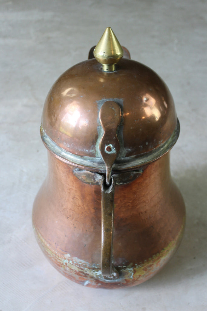 Large Turkish Copper Jug - Kernow Furniture