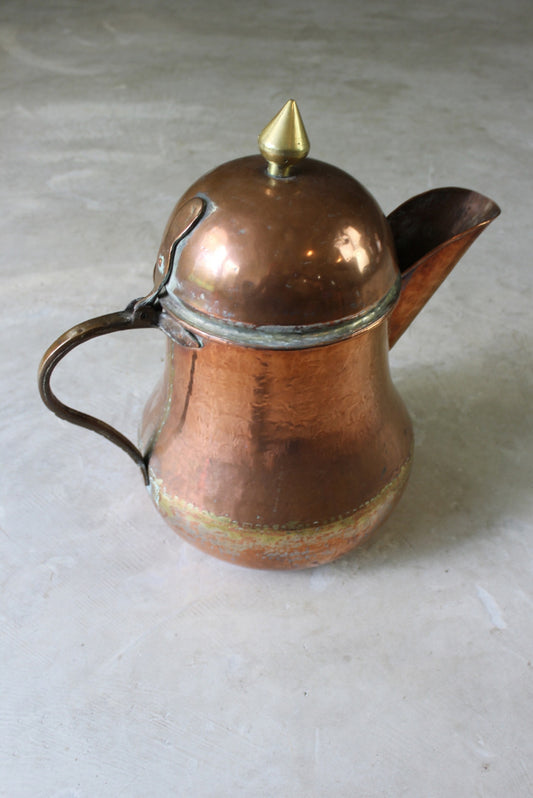 Large Turkish Copper Jug - Kernow Furniture