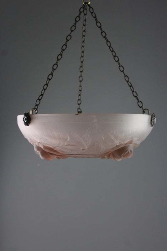 French Pink Glass Flycatcher - Kernow Furniture