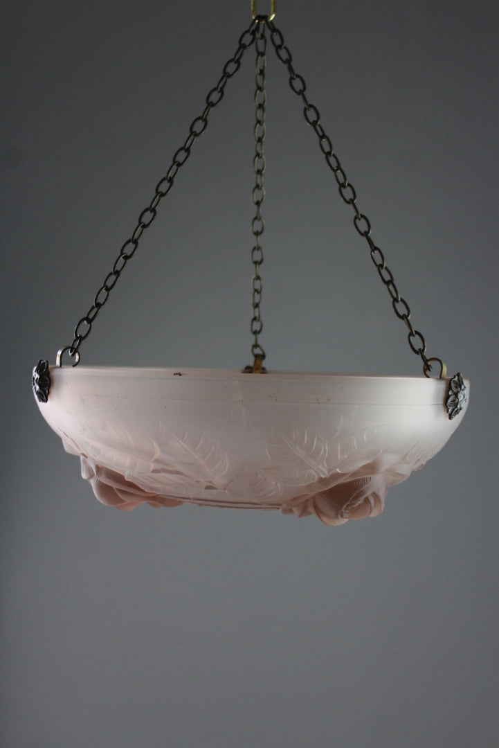 French Pink Glass Flycatcher - Kernow Furniture