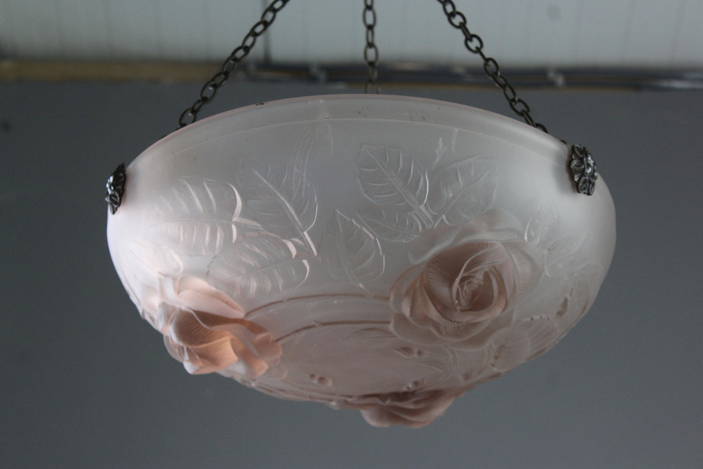 French Pink Glass Flycatcher - Kernow Furniture