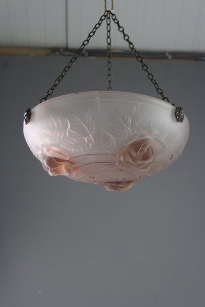 French Pink Glass Flycatcher - Kernow Furniture