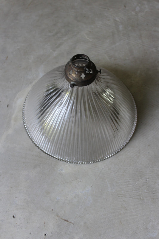 Vintage Holophane Ceiling Lamp - Kernow Furniture