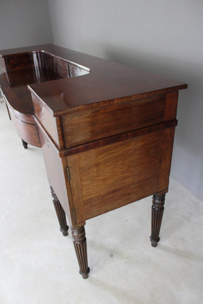 Large Regency Mahogany Serving Sideboard - Kernow Furniture