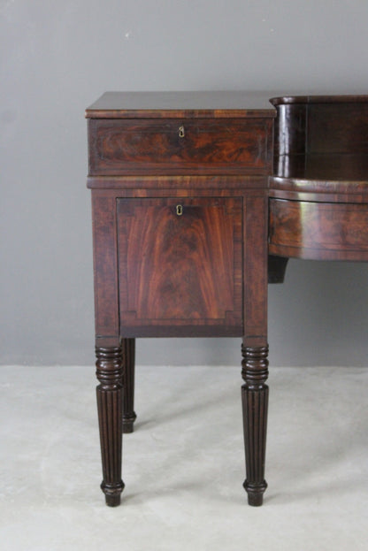 Large Regency Mahogany Serving Sideboard - Kernow Furniture