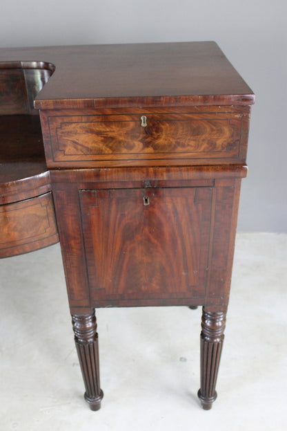 Large Regency Mahogany Serving Sideboard - Kernow Furniture