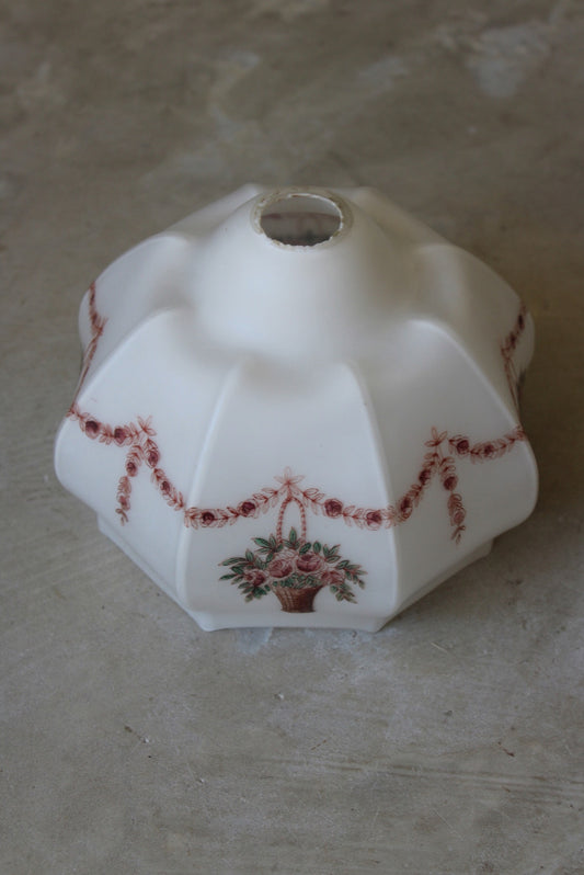 1930s Glass Lamp Shade - Kernow Furniture