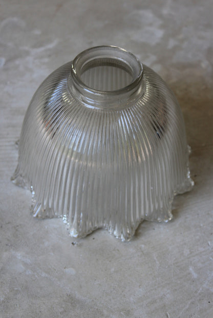 Ribbed Glass Lamp Shade - Kernow Furniture